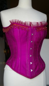 Magenta Overbust Corset