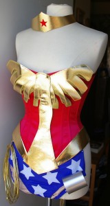 The Exquisite Restraint Wonder Woman Corset Comes with all the costume items!