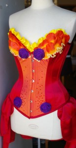 Cherry La Voix's custom burlesque corset